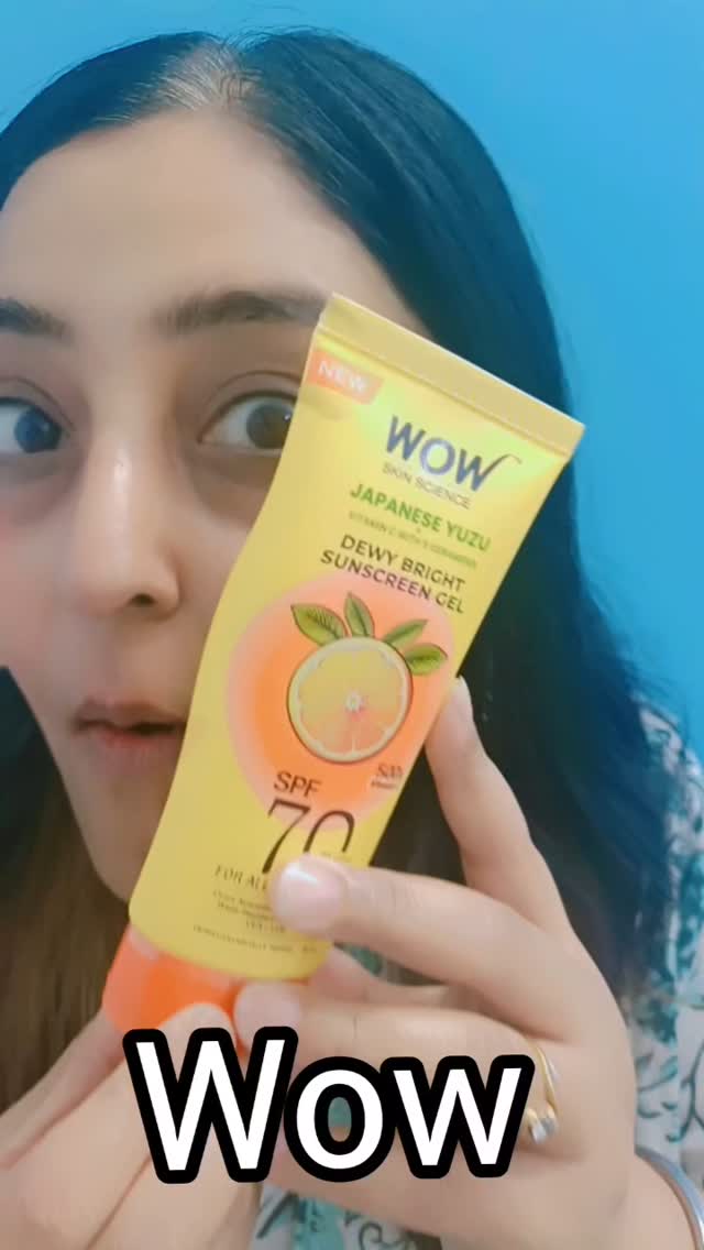 Instagram post by @pritzjazz for WOW Skin Science India. Caption reads: Sunscreen kisses for sun-kissed skin

#AD....