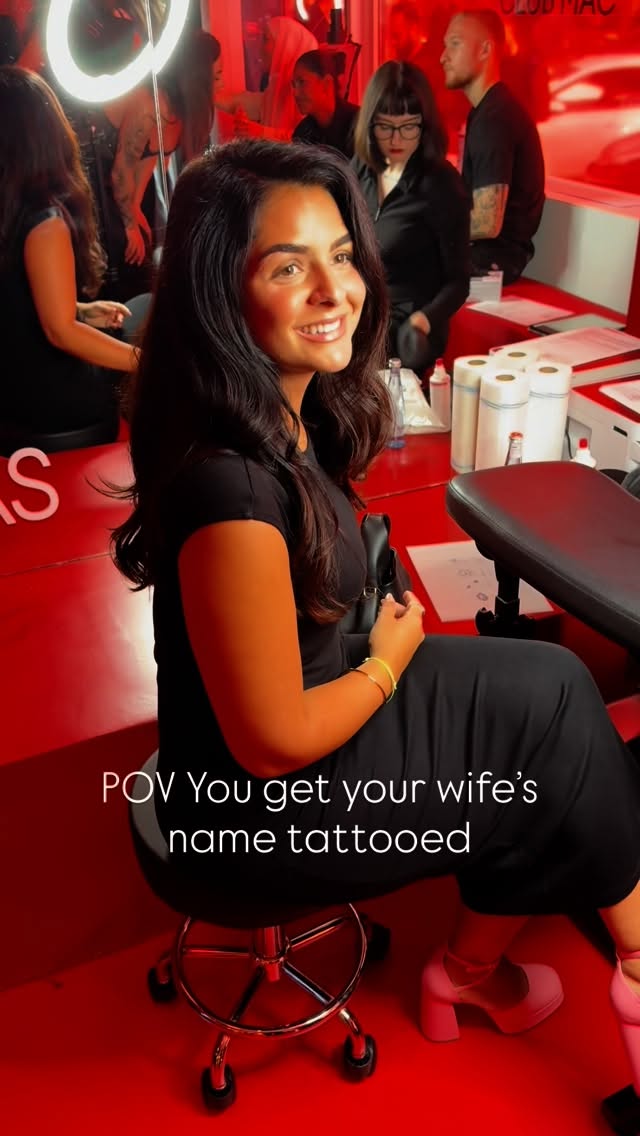 Instagram post by @lilelinden for Douglas. Caption reads: Bella endlich unter meiner Haut🥹❤️ *anzeige*....