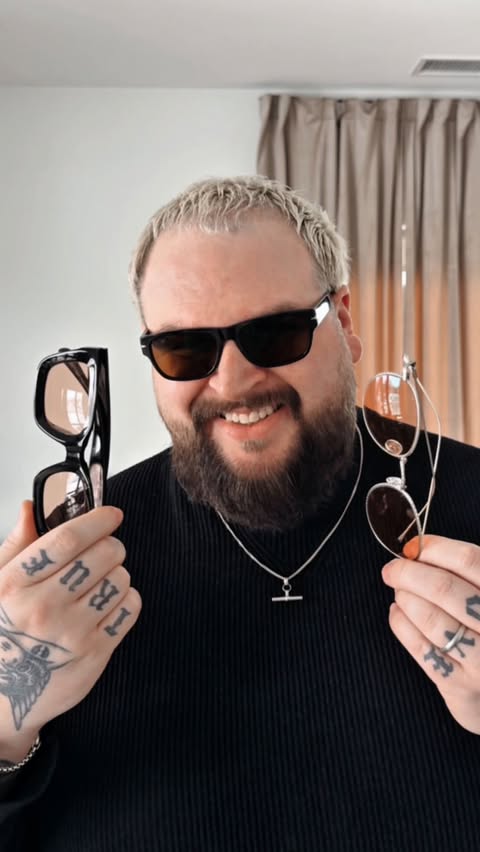 Instagram post by @williamriker for Zenni. Caption reads: [...] a bit of an obsession for me. Thanks to....