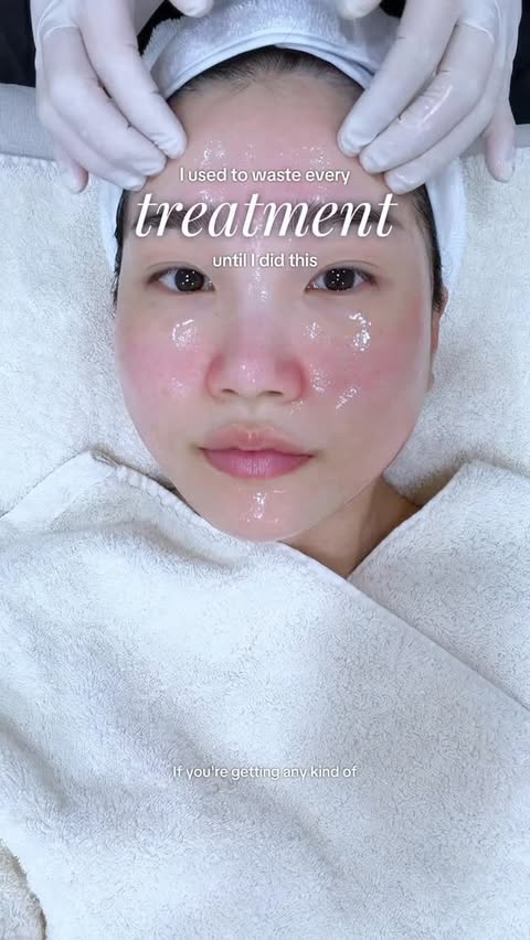 Instagram post by @summercooljinny for Da Effect. Caption reads: [...] cooling mask + post care balm duo AD....