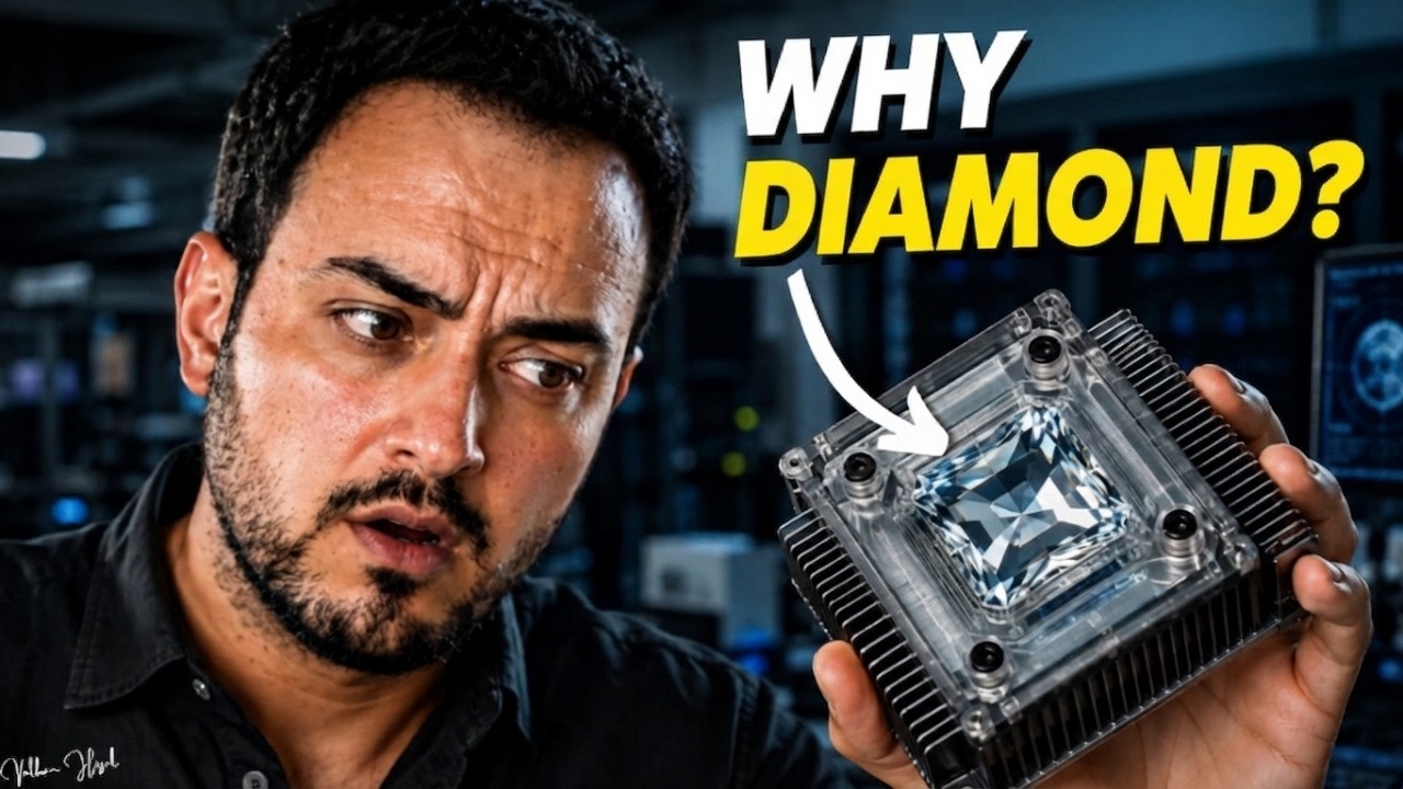 YouTube post by @HizalVolkan for Udemy. Caption reads: How Diamonds Solved $1 Trillion Tech Problem?.