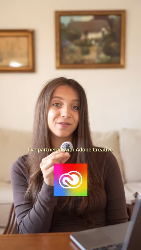 Instagram post by @anissadphotography for Adobe Creative Cloud. Caption reads: [...] VISUAL STORY✨ I’ve partnered with....