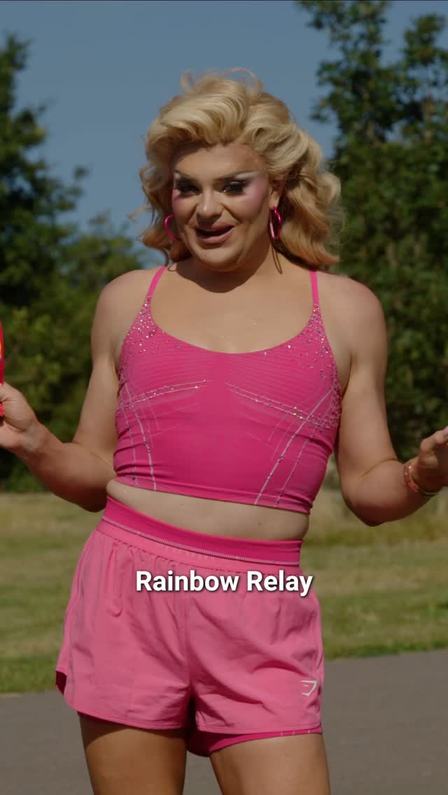 Instagram post by @getgayns for SKITTLES. Caption reads: [...] is back to share some @uk_skittles — and....