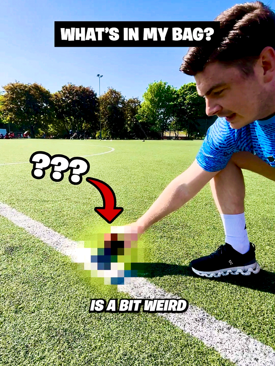 TikTok post by @the.scouse.gk for The One Glove. Caption reads: [...] WEIRDEST ITEM 😂 Wait for it... 🔥 @The One....