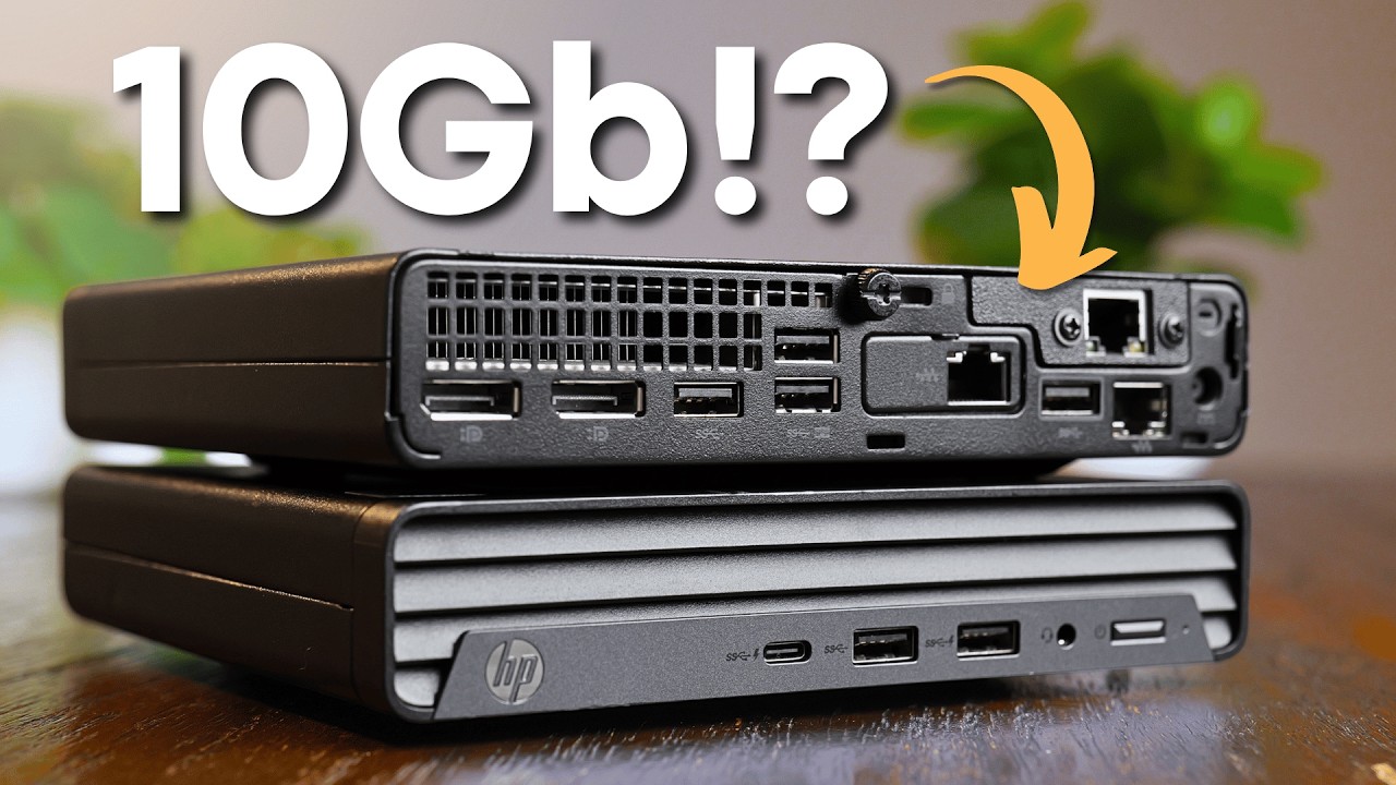 YouTube post by @HardwareHaven for Thingiverse. Caption reads: The PERFECT Mini Home Server.