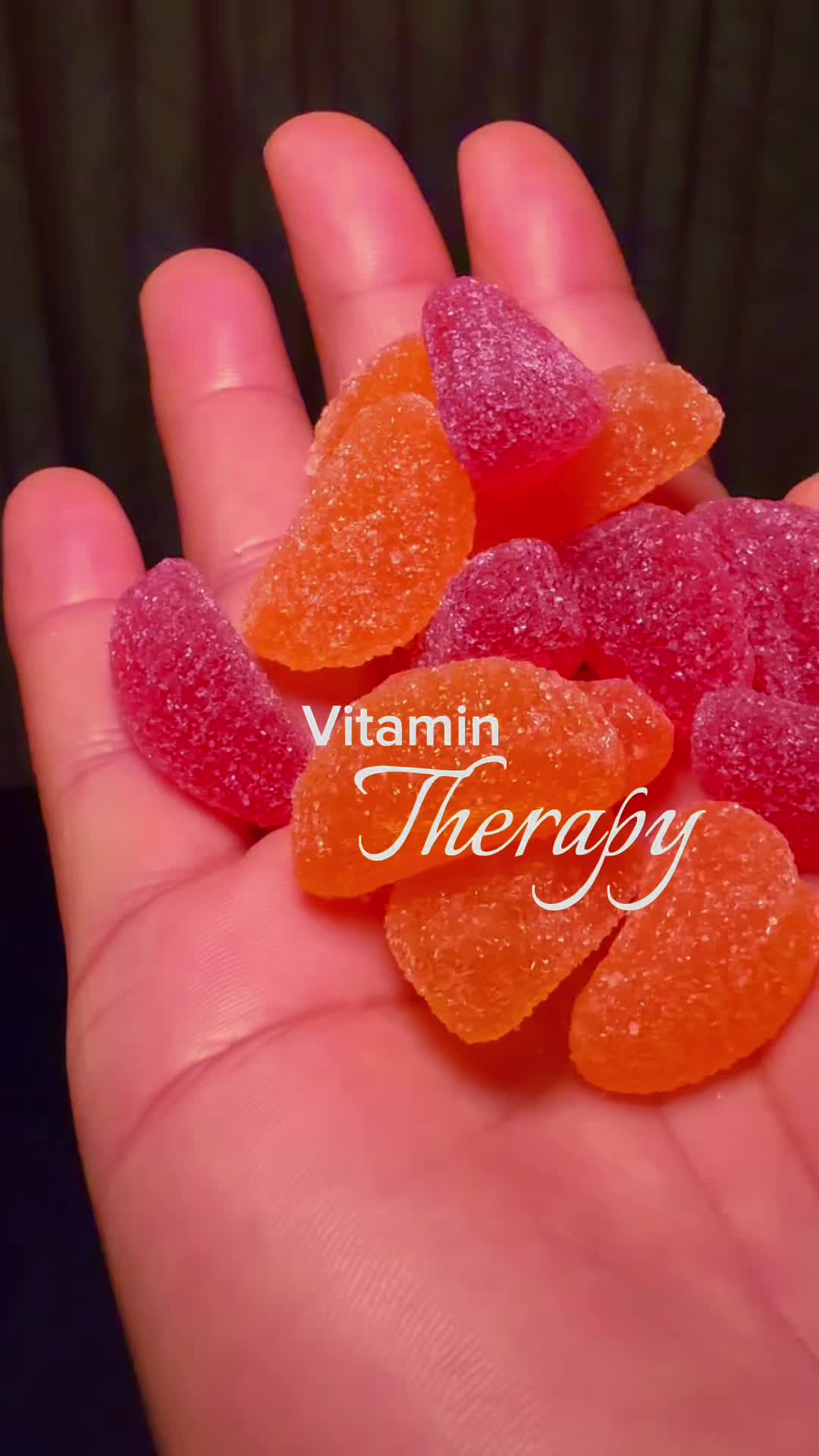 TikTok post by @_green.beans for Airborne. Caption reads: [...] Daily immune support made easy 🍊🍎 Airborne....