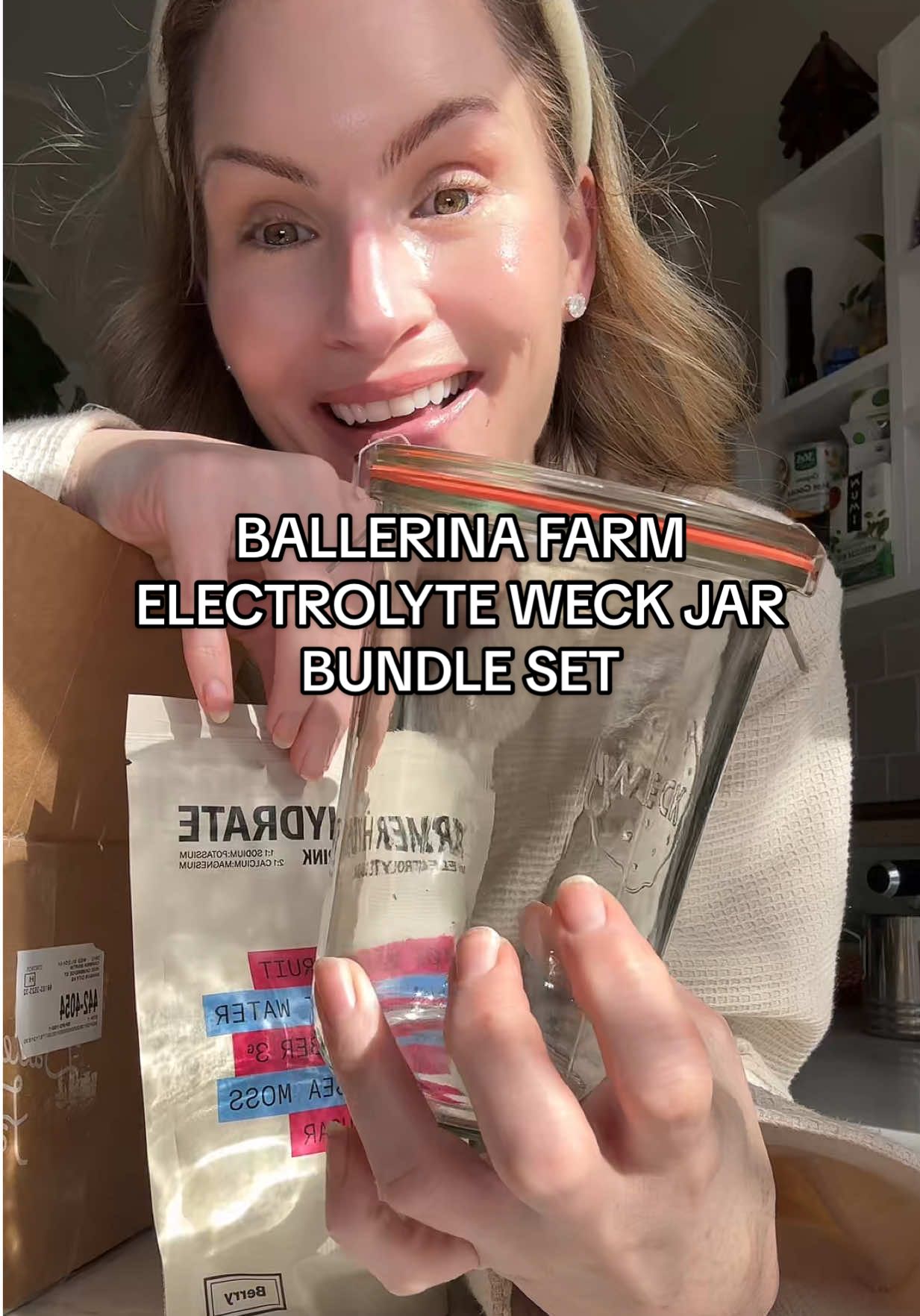 TikTok post by @reviewwithcam for Ballerina Farm. Caption reads: Hurry, before they’re gone! #ballerinafarm....