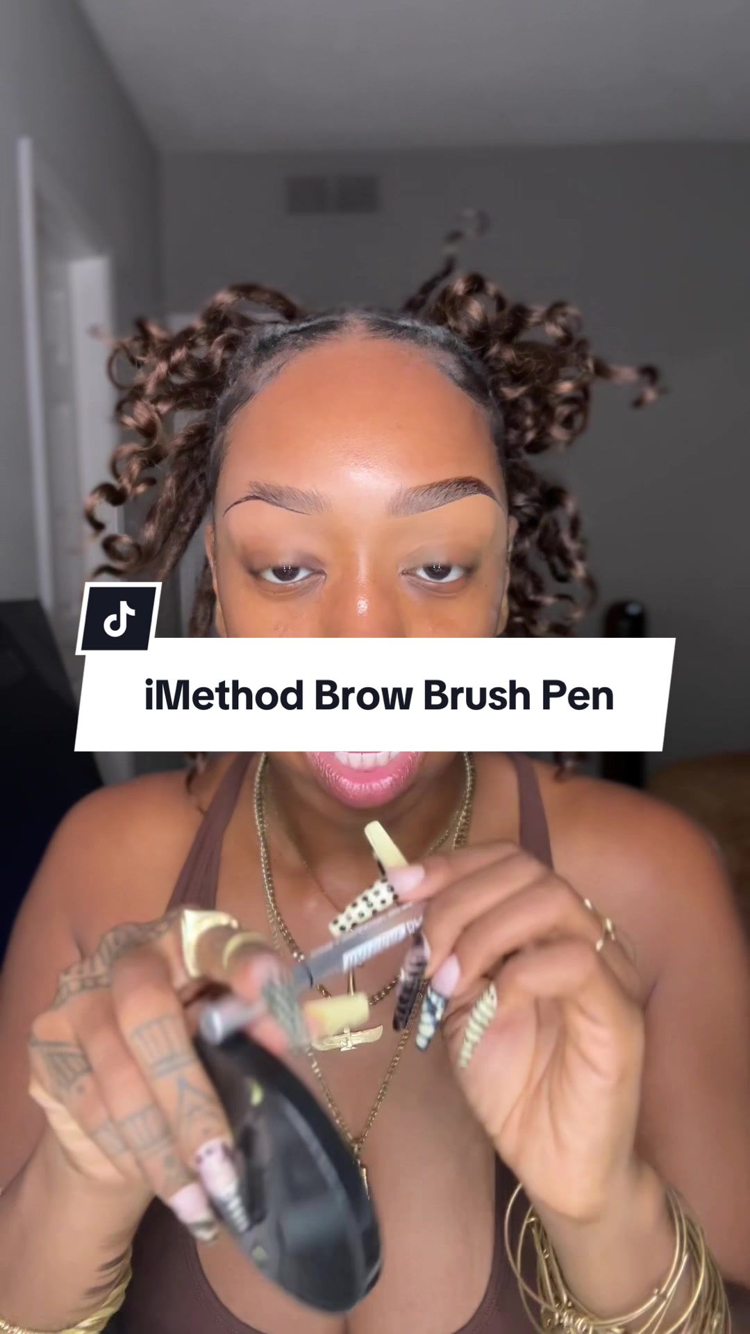 TikTok post by @kultureskouture for iMethodBeauty. Caption reads: @IMETHOD BEAUTY Never disappoints ‼️ using both....