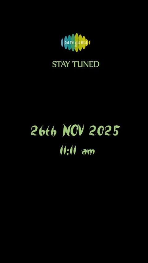 Instagram post by @charanraj27185 for Saregama. Caption reads: Set Your Speakers! The First Single #Hasravva from....