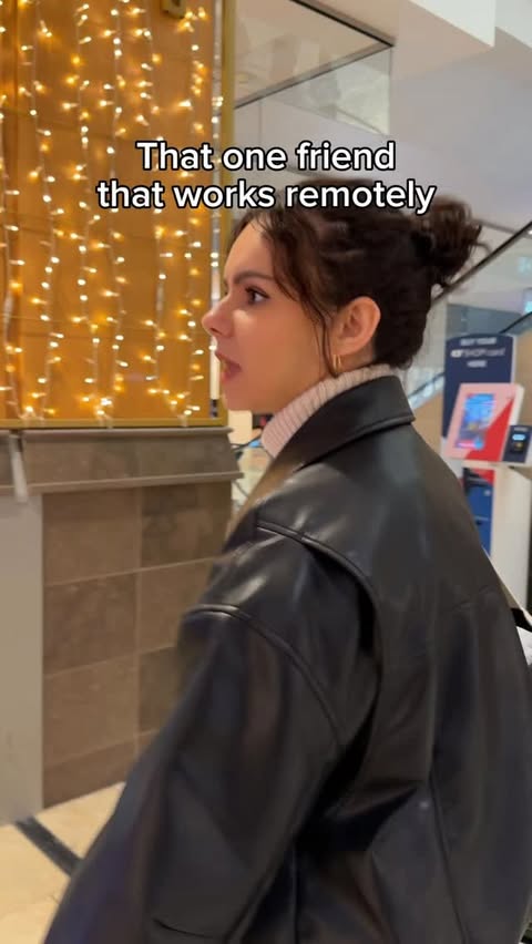 Instagram post by @emrezkalla for TripleTen. Caption reads: “Remote work is so chill”

Me: literally answering....