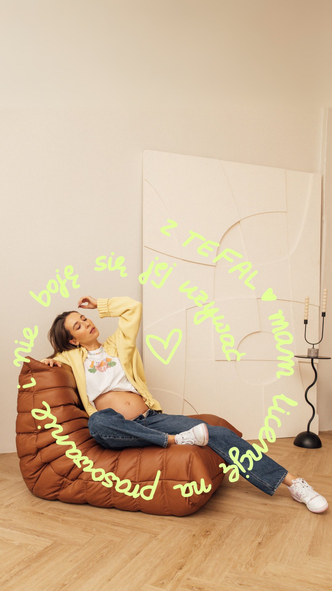 Instagram post by @pautamit for Tefal. Caption reads: Razem z @tefalpl zostałam mamą z… licencją na....