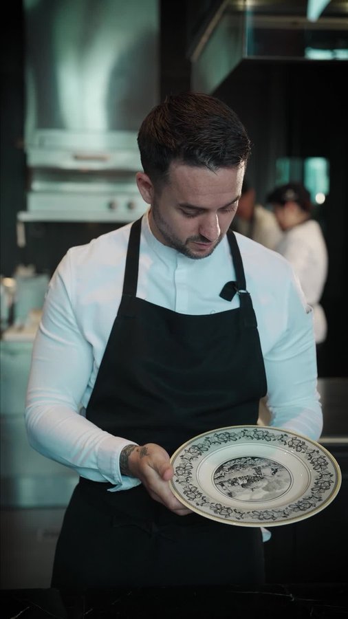 Instagram post by @chefgerardvillaret for Villeroy & Boch. Caption reads: Get ready for a flavour explosion ⁣
Chef Gerard of....