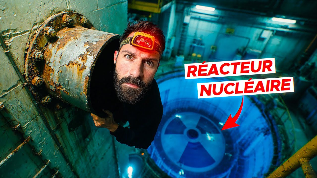 YouTube post by @HitTheRoad for Motion Array. Caption reads: ILLEGAL MISSION TO A NUCLEAR POWER PLANT!.