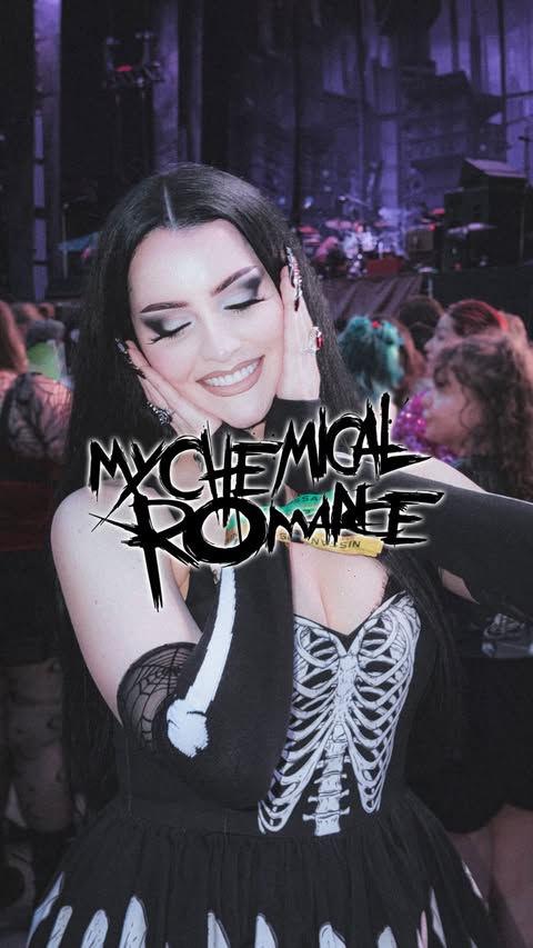 Instagram post by @draculangelica for Hot Topic. Caption reads: [...] 𝚎𝚜𝚜𝚎𝚗𝚝𝚒𝚊𝚕𝚜 . . @hottopic....