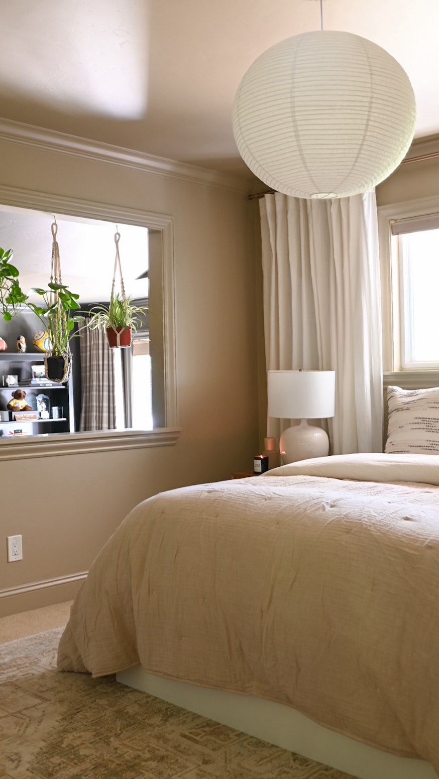 Instagram post by @sgardnerstyle for Sherwin-Williams. Caption reads: #ad Hey hey neutral loving friends, this one’s for....