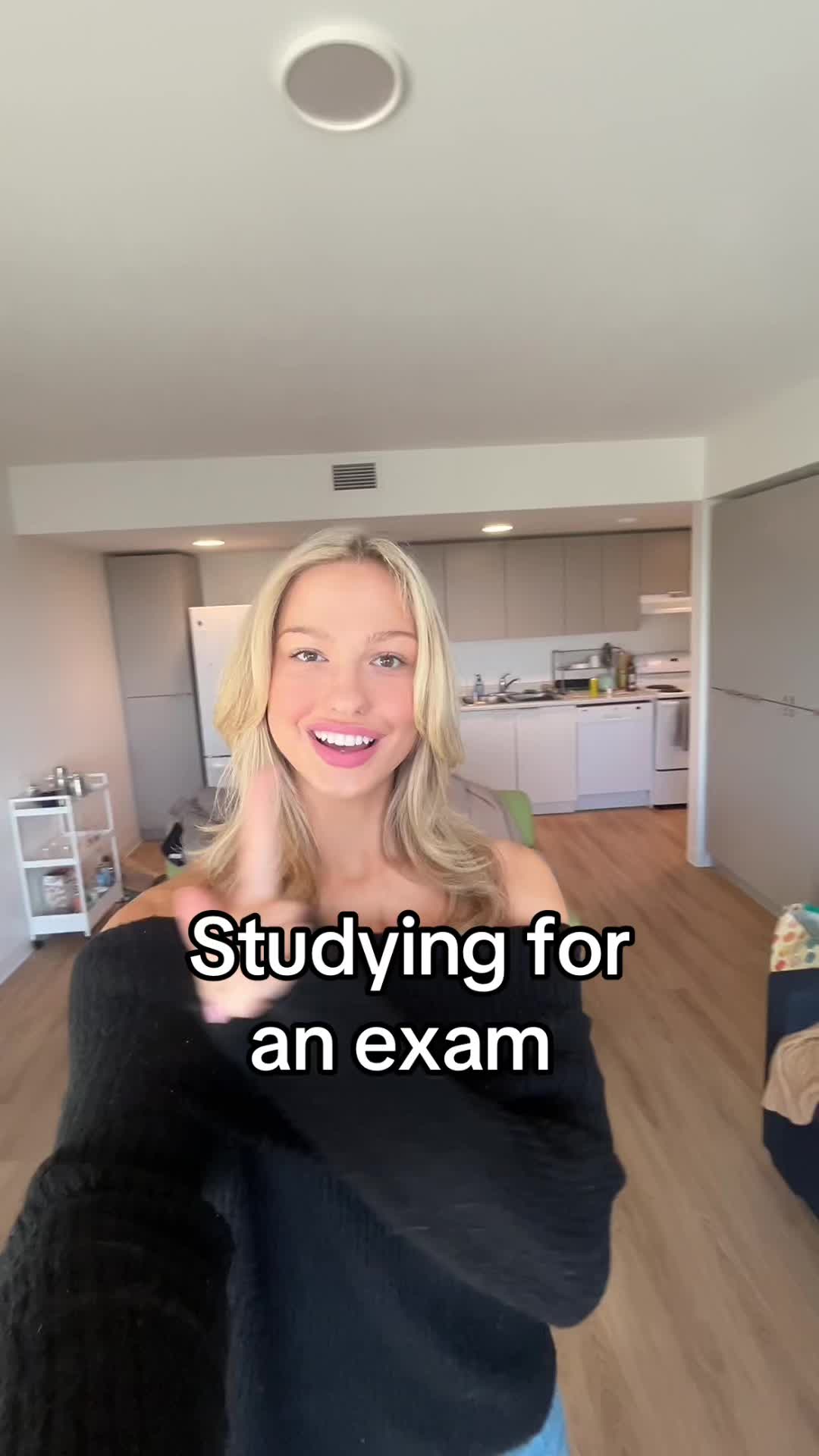 TikTok post by @jemmaviolett for Viva Naturals. Caption reads: #studywithme for a big test! Using @Viva Naturals....