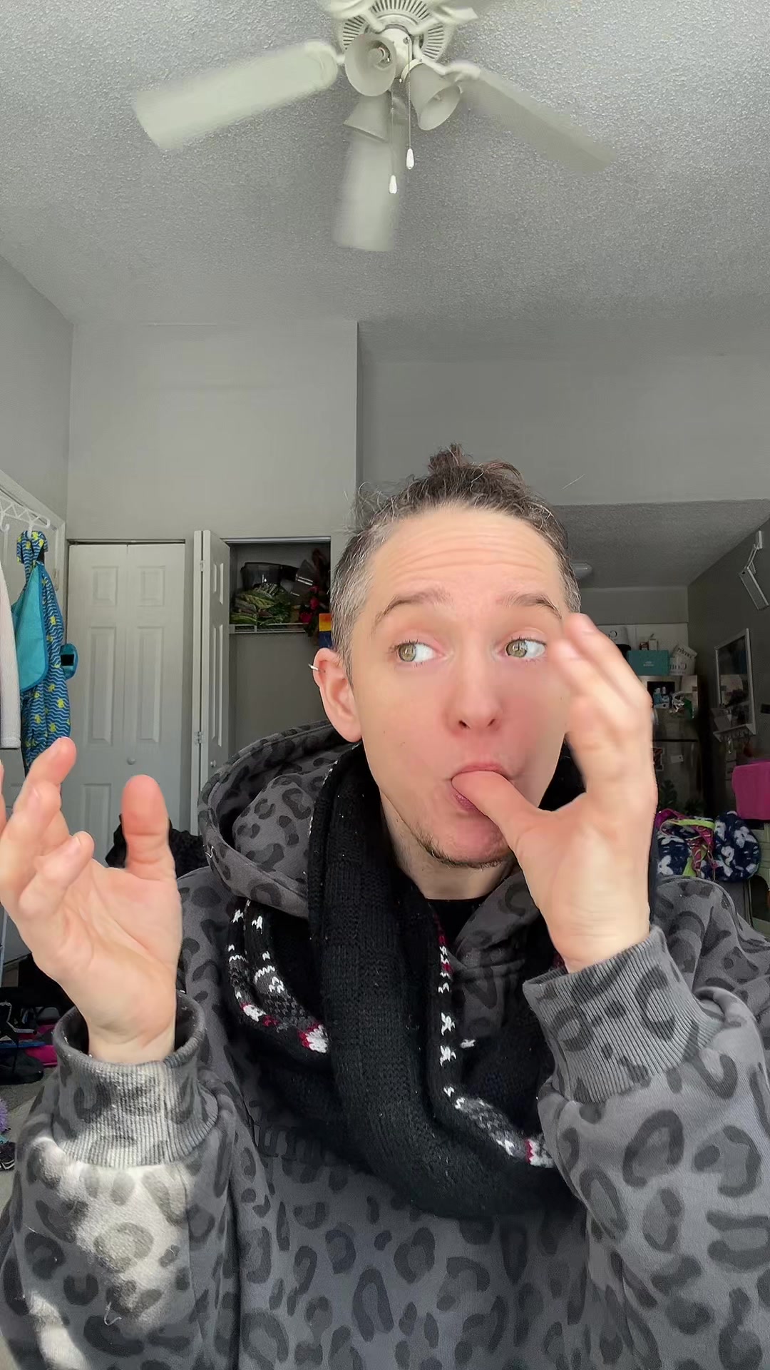 TikTok post by @roarmeanslove for Amos Sweets. Caption reads: @Amos Sweets #candy #delicious #gift #tiktok #fyp.