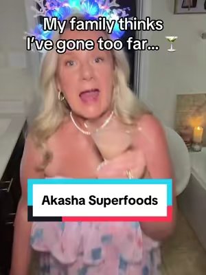 TikTok post by @honeygetsherglow for Akasha Superfoods. Caption reads: [...] #MatureSkinCare #CollagenAfter50 @Akasha....