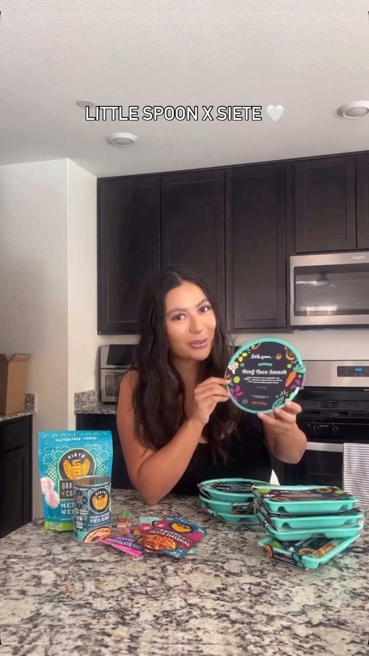 Instagram post by @yvettewhitesitt for Siete Foods. Caption reads: In honor of Latin Heritage Month, @littlespoon is....