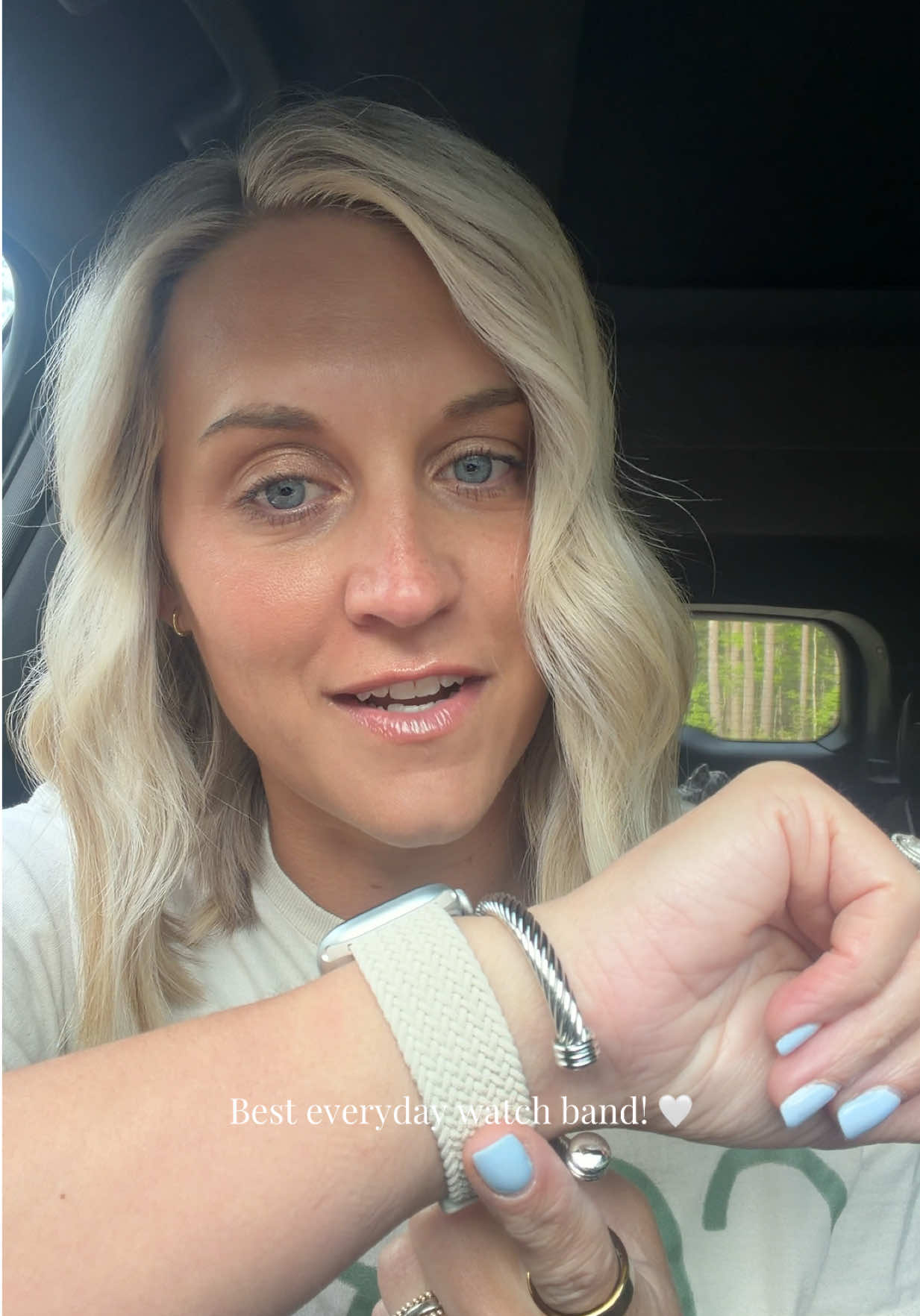 TikTok post by @its.janachinners for Solace Bands. Caption reads: @Solace Bands is my go to for watch bands! [...].
