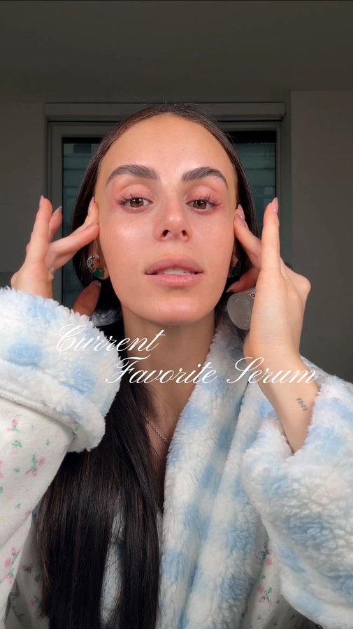 Instagram post by @lauragalebe for Medik8. Caption reads: This literally re-trained my skin. Such a good....