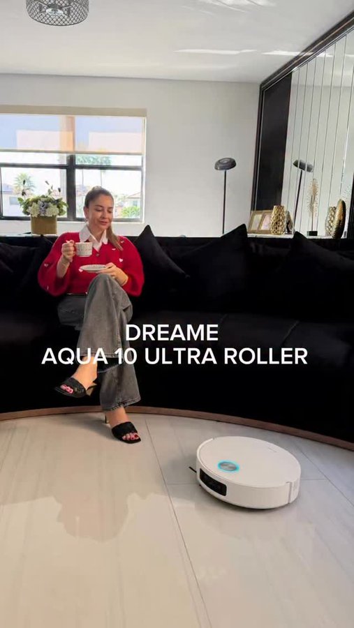 Instagram post by @selcensultanezirmik for Dreame. Caption reads: When my home is clean, I feel a peace I can’t....