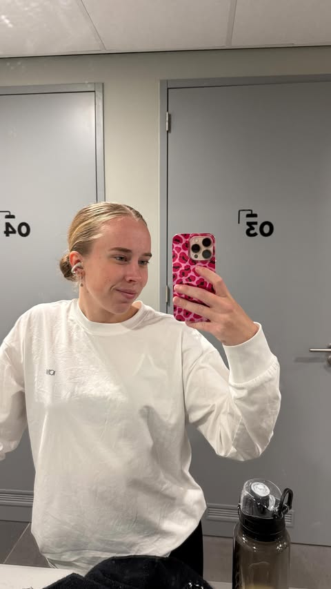 Instagram post by @roosathlete for Shokz. Caption reads: Spend a day with me - as triathlete and nurse....