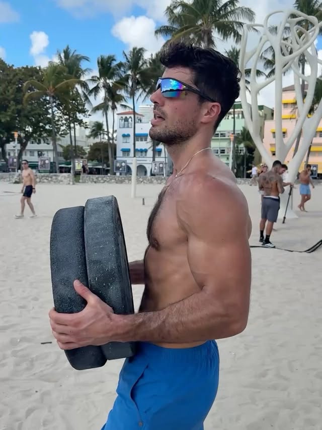 Instagram post by @dougiejoseph for Vuori. Caption reads: Time to move @vuoriclothing #VuoriPartner.