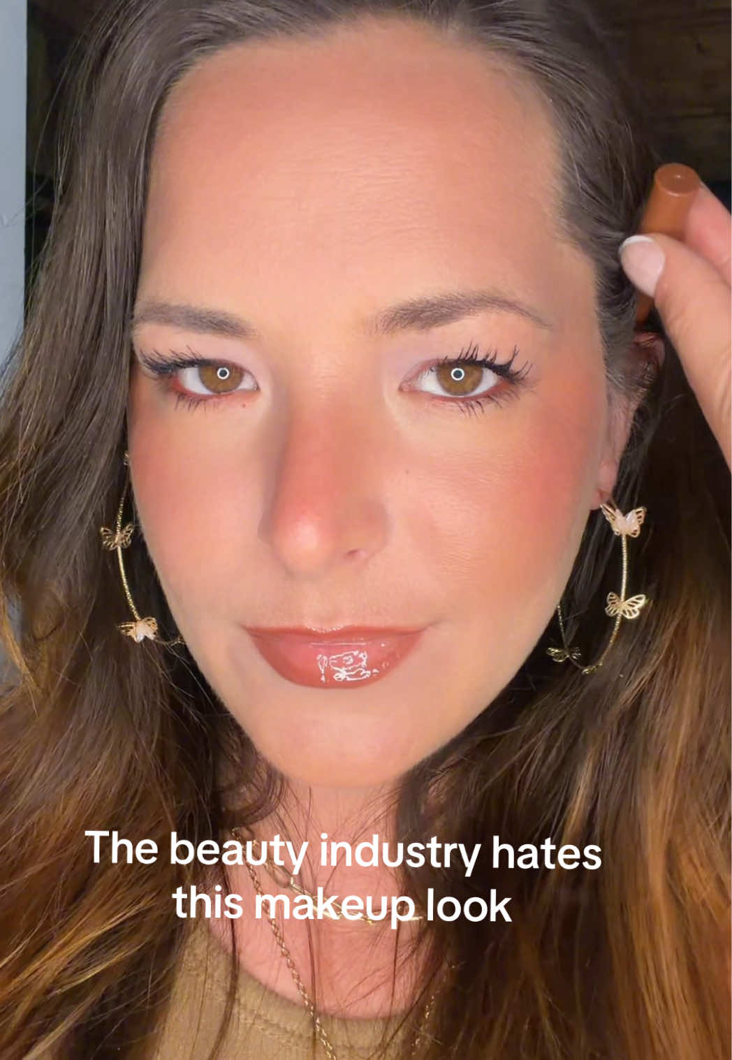TikTok post by @k_ketchup__ for LAKA. Caption reads: [...] One makeup look. A lot less effort. @Laka US....