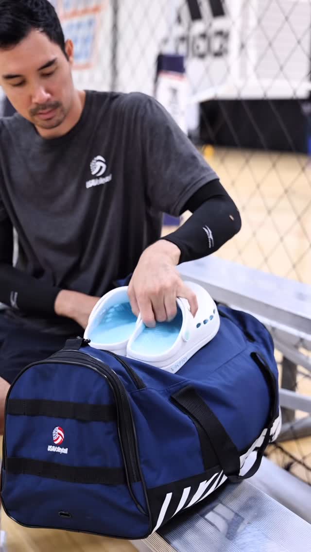 Instagram post by @erikshoji for VKTRY. Caption reads: VKTRY Recovery Clogs! #vktry #vktryinsoles #ad....