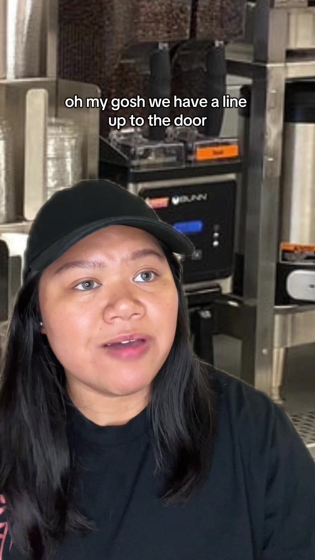 TikTok post by @charmsloja for Peech App. Caption reads: [...] #karensgoingwild #customerservice #fyp....