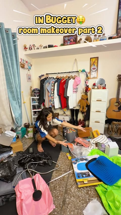 Instagram post by @artichaudhary1056 for DeoDap. Caption reads: ROOM MAKEOVER PART2 ! Kaisa LG raha apko ji☺️......