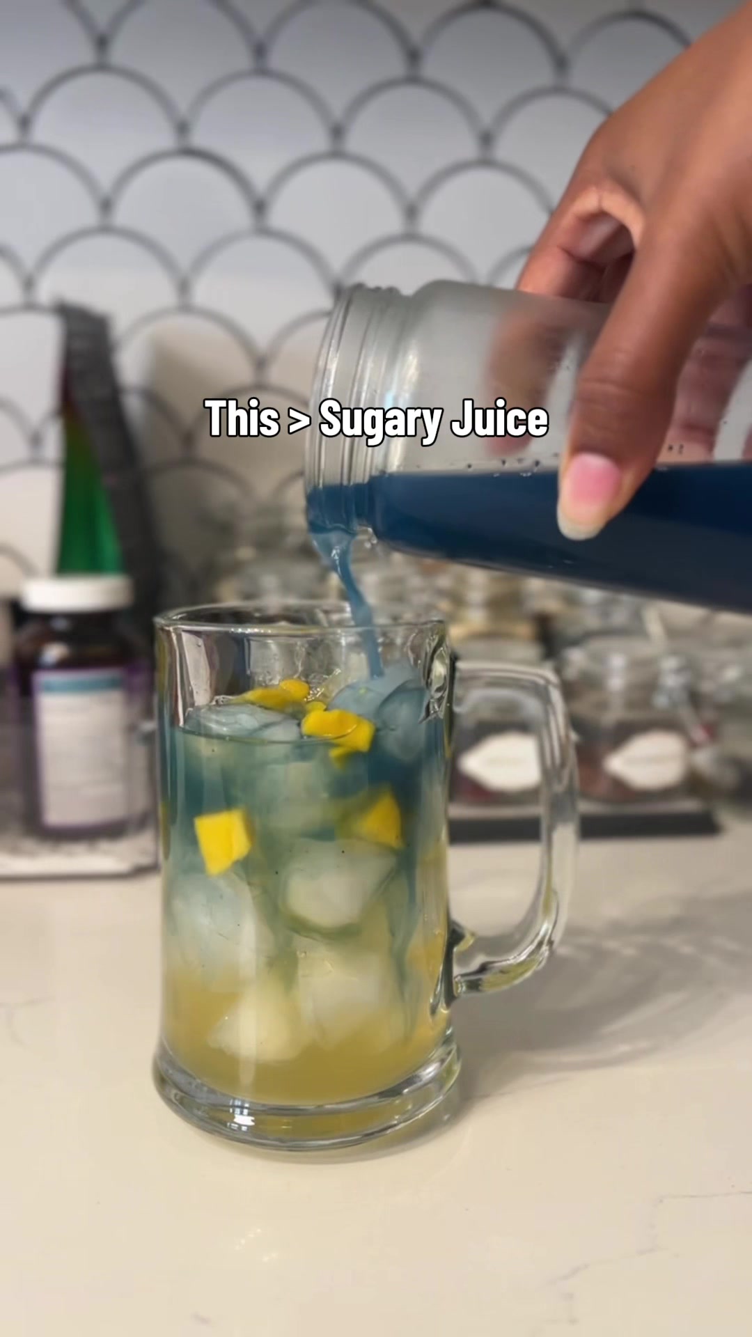 TikTok post by @symone.go.live for Hyburst. Caption reads: Hydrated Hotties prep their electrolytes +....