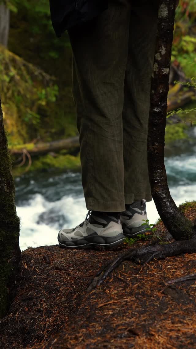 Instagram post by @kadenmsmith for Merrell. Caption reads: The weather isn’t always going to be perfect and....