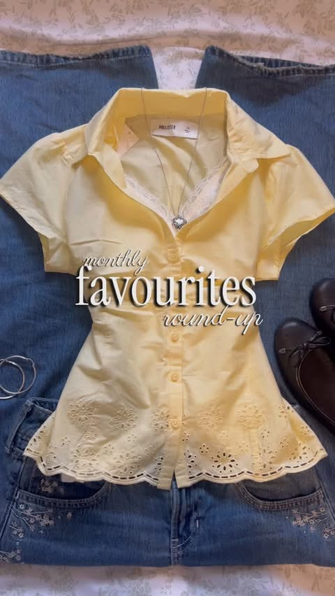 Instagram post by @lilyofthevalley081 for hollister. Caption reads: My favourites with @hollister currently!....