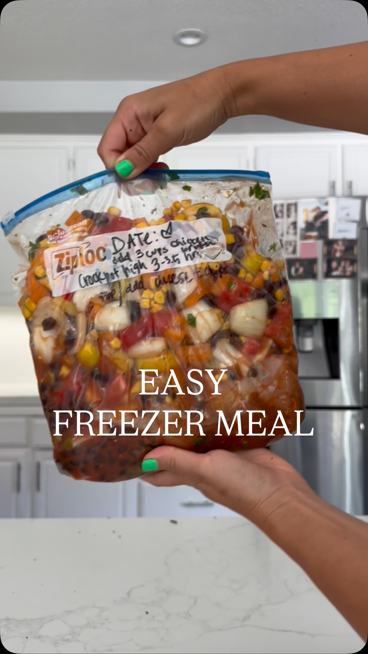 Instagram post by @sierradallas for Shipt. Caption reads: Had all of my groceries for freezer meal preps....