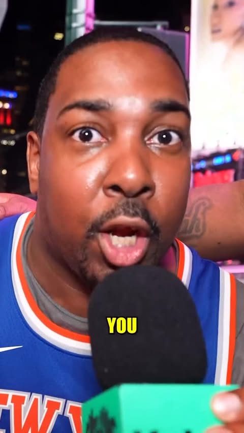 Instagram post by @russclips for Kalshi. Caption reads: These @kalshisports interviews with Knicks fans....