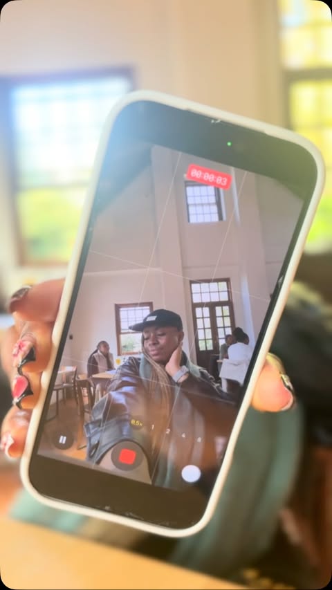Instagram post by @ndzalyy_y for Telkom SA. Caption reads: Creating content doesn’t stop, so neither should....