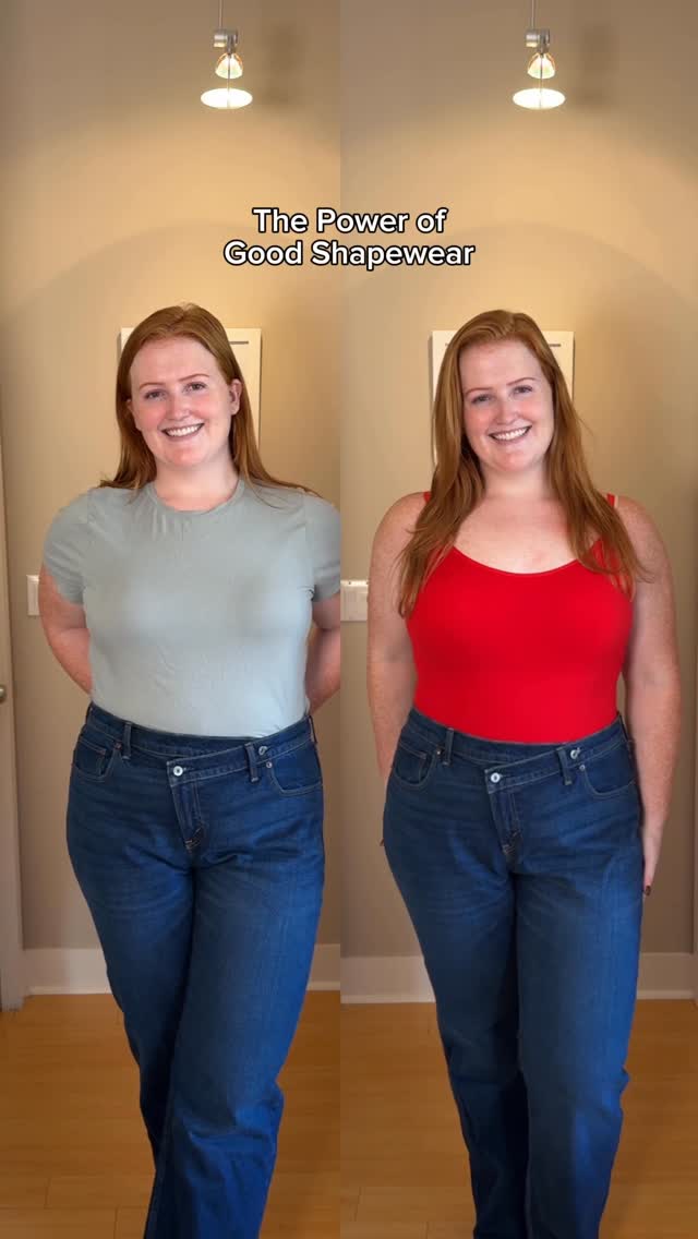 Instagram post by @carewithkate for Shapermint. Caption reads: The amount of times I didn’t buy a dress because I....