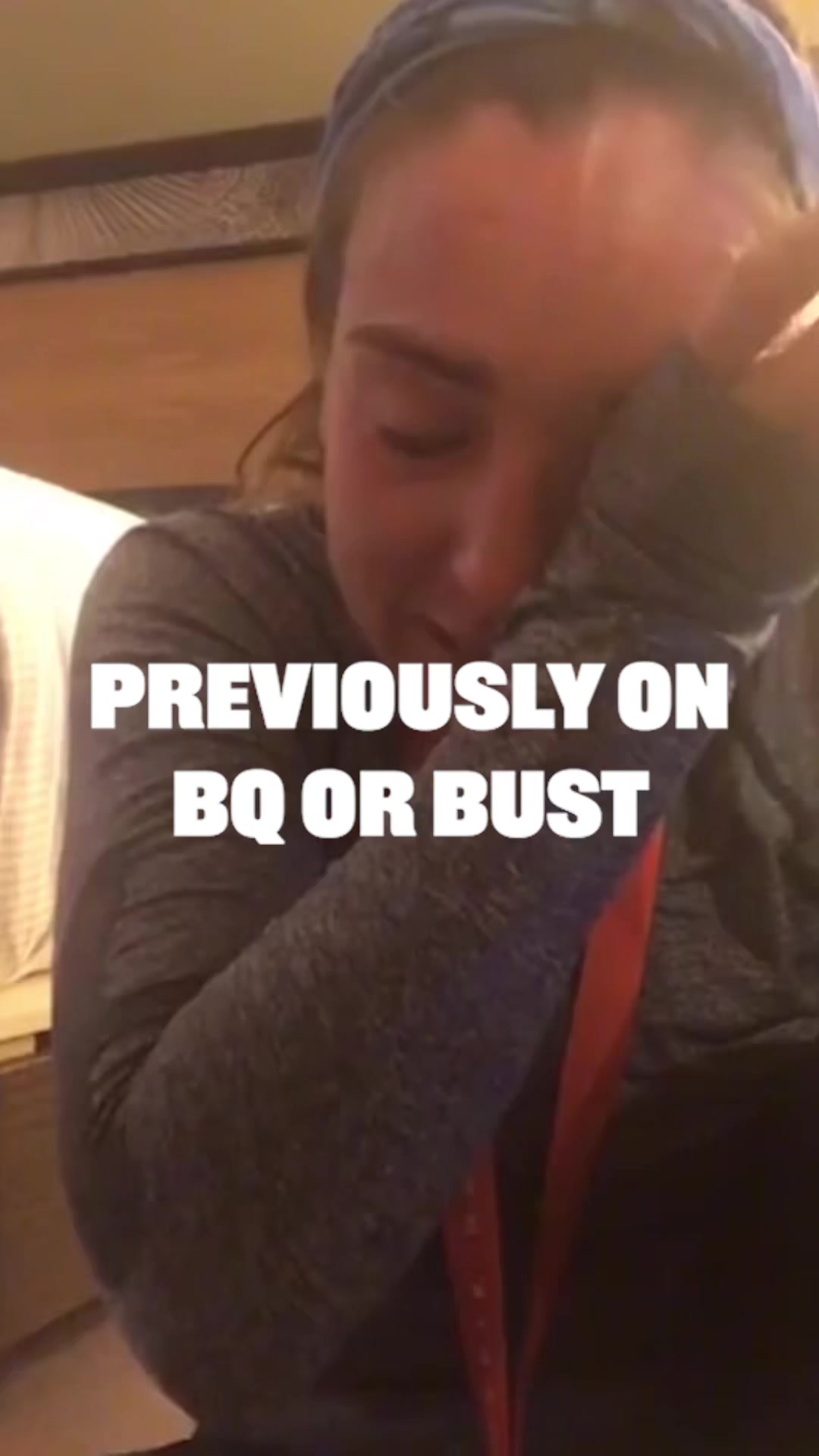 TikTok post by @kellykkroberts for Fuel Goods. Caption reads: Previously on #BQorBust... The only way you can....