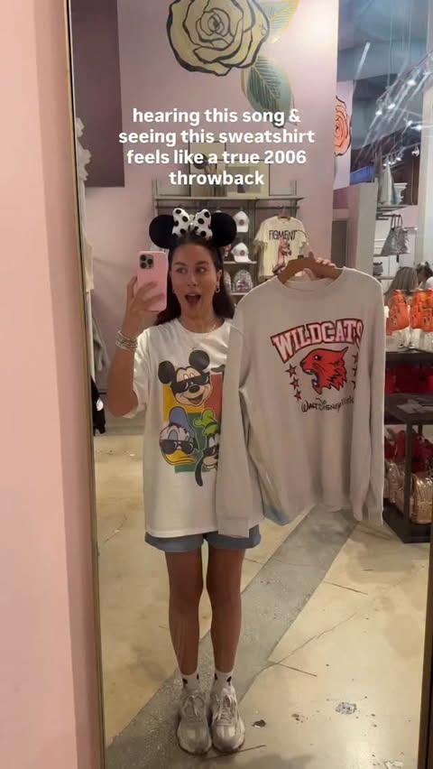 Instagram post by @jordynsothen for Disney Channel. Caption reads: [...] High School Musical premiered on....