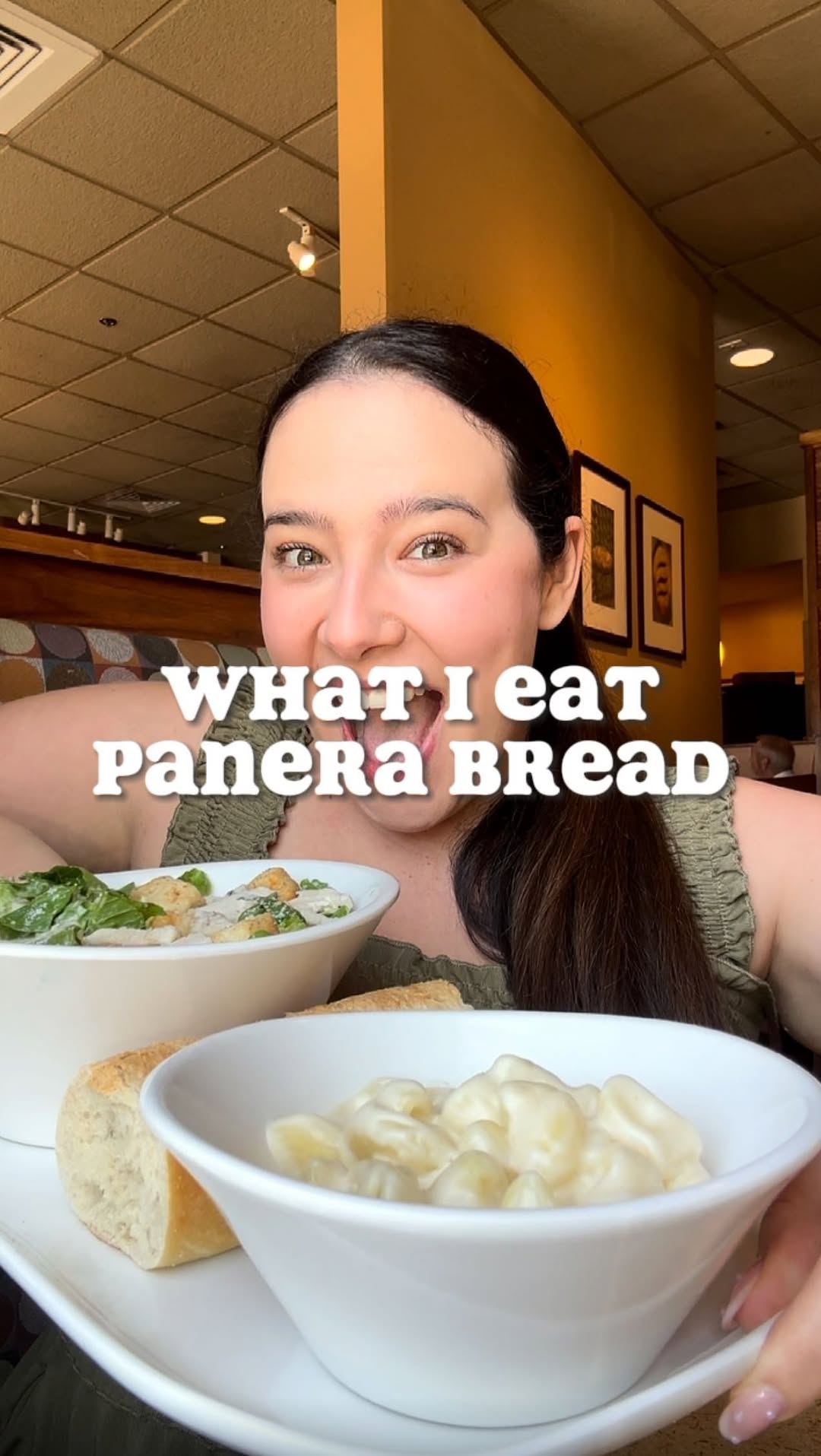 Instagram post by @josiemaida for Panera Bread. Caption reads: #PaneraPartner THE RUMORS ARE TRUE!! 🤭 #ad 
....