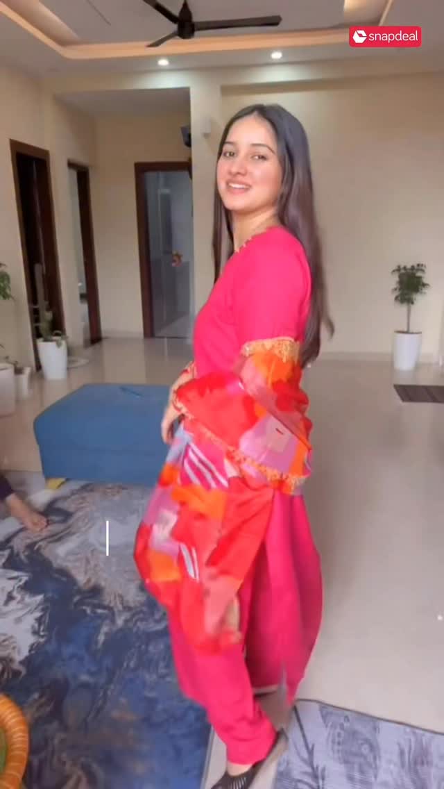 Instagram post by @tamanna_yadav__ for Snapdeal. Caption reads: Add some desi fit to your wardrobe....