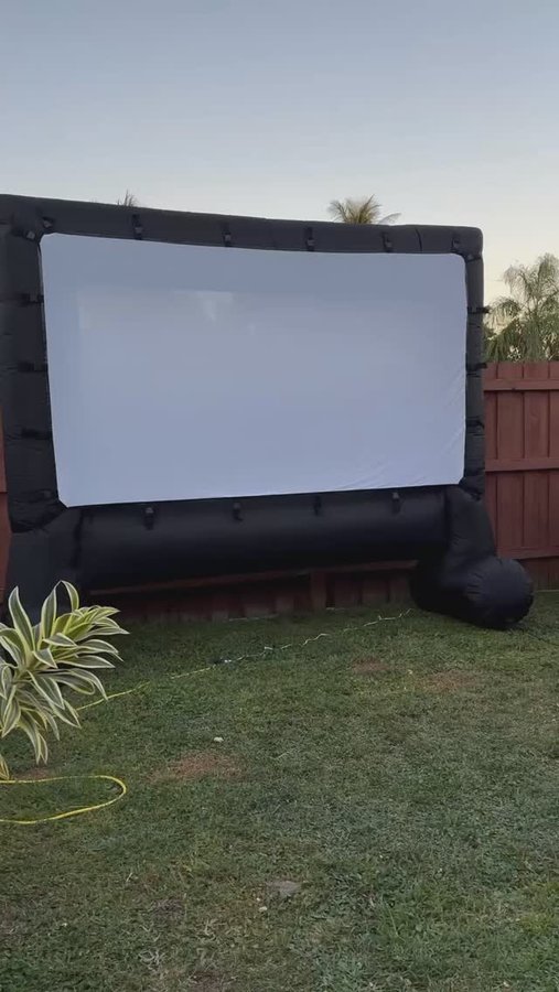 Instagram post by @jennanic08 for Get The Mozy. Caption reads: ❄️🤍✨Enjoy magical movie nights under the stars....