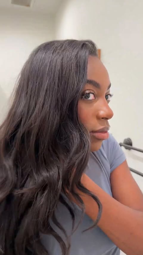 Instagram post by @vasiahmarie for HASK. Caption reads: [...] while being at home >>> thank you @haskhair....