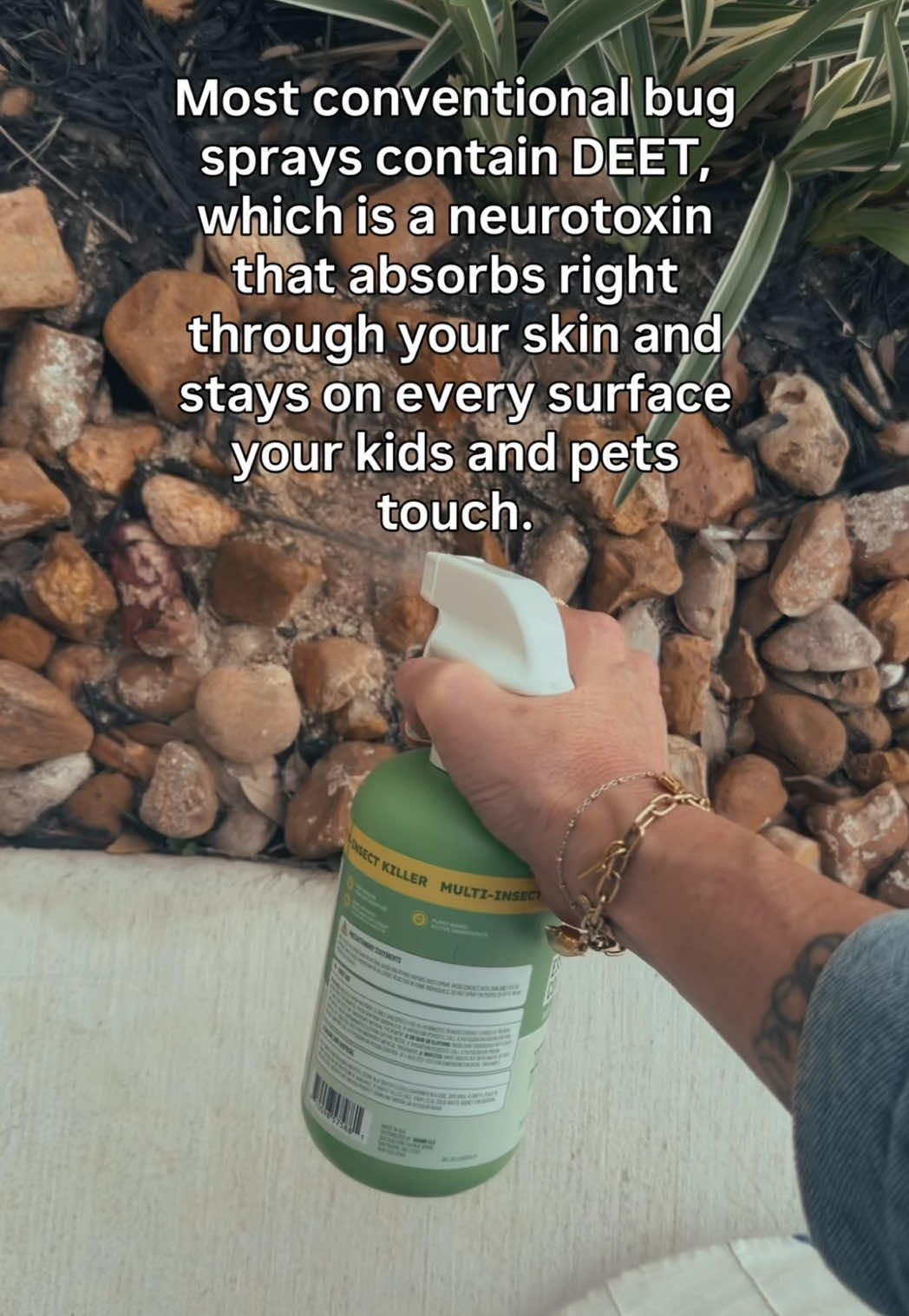 TikTok post by @tabrestored_ for BugMD. Caption reads: [...] using around our home. We’ve been using....