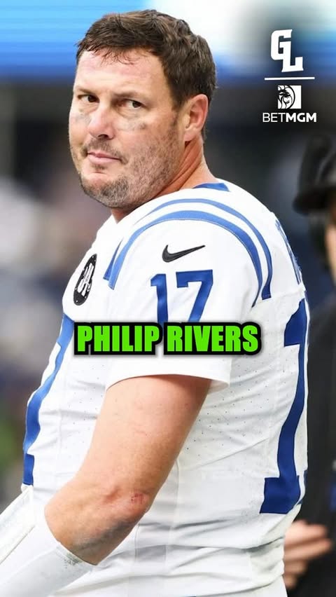 Instagram post by @greenlightpod for BetMGM. Caption reads: Despite the loss, Philip Rivers still deserves....