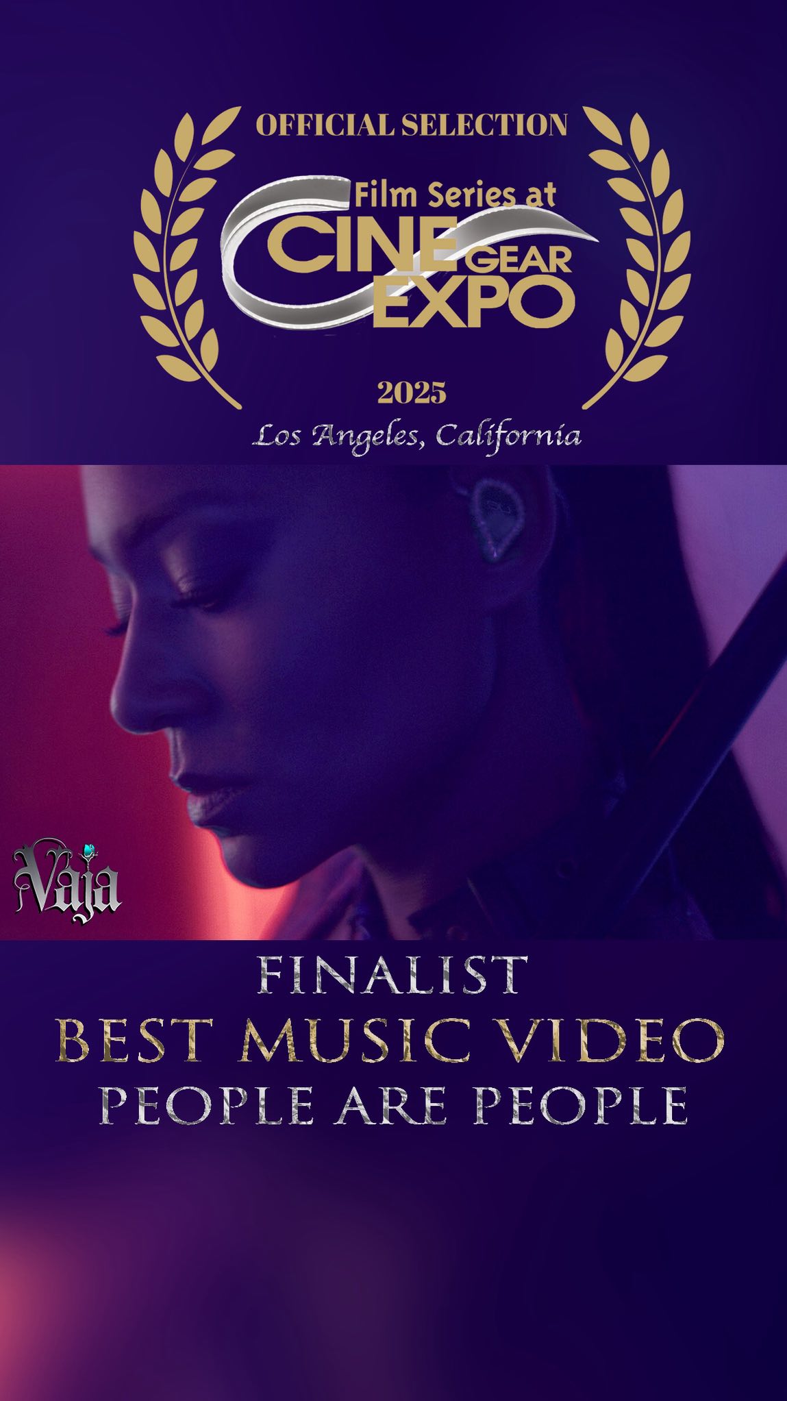 Instagram post by @cine_gear_expo for Ultimate Ears. Caption reads: Honored to be an “Official Selection”....