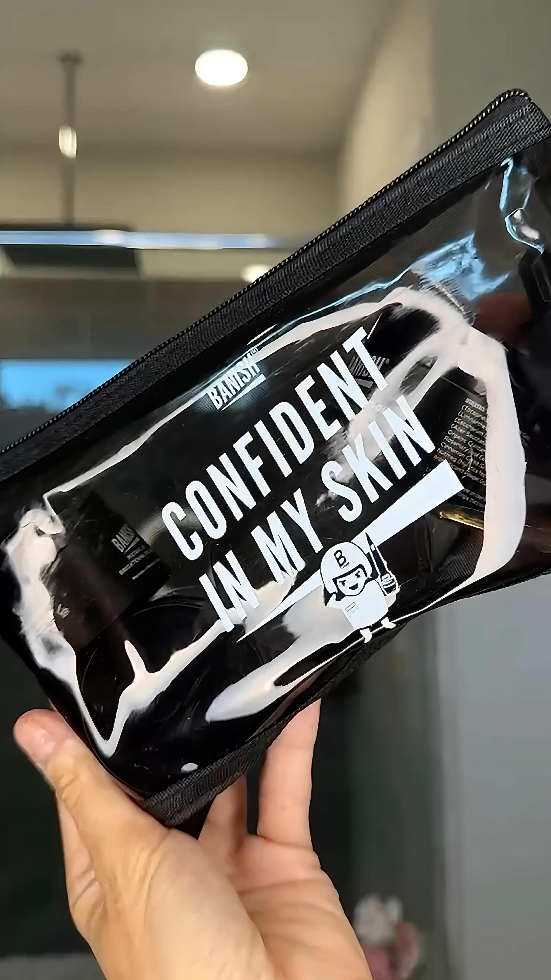 Instagram post by @amanda_roussin for Banish. Caption reads: ✨💖 Have you tried @banish Skincare yet?! I’ve....