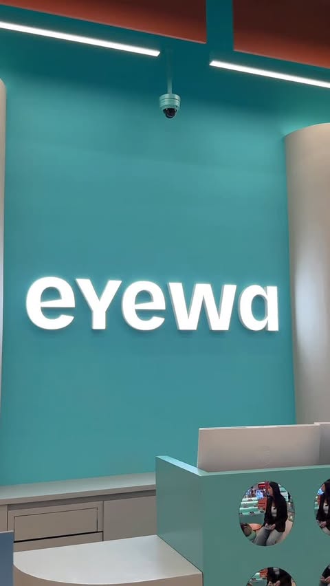 Instagram post by @maria.moaaz_ for eyewa. Caption reads: [...] get your 2nd pair FREE all year 👓✨ Join....